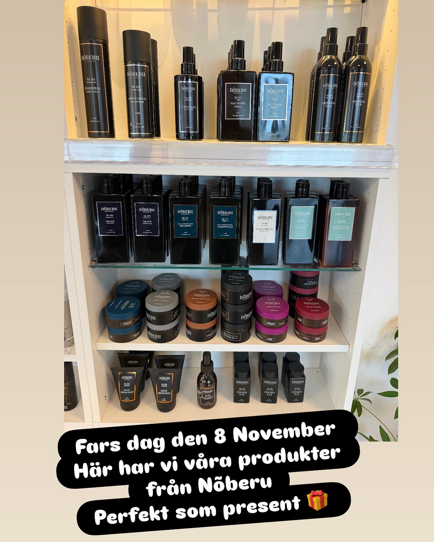 Fars dag närmar sig, och vi vill tipsa om vårt utbud från Nõberu 😊. Givetvis passar dessa produkter både kvinnor och män, dofterna är lite mer unisex och har toner av Sandalwood, Amalfi, Tobacco Vanilla, Amber-Lime, Black Oak, Orange Cedar och Eucalyptus som brukar uppskattas speciellt av våra manliga kunder. Så kom gärna in till oss och hitta den perfekta presenten Fars dag till ära 🎁